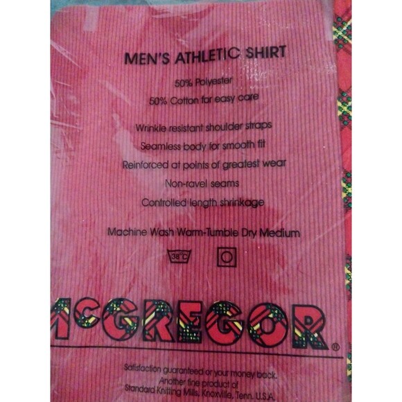 Vintage MacGregor Tank Top Men’s X-Large USA Red - Picture 5 of 5